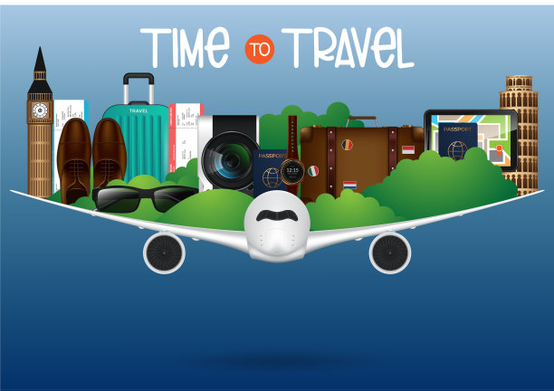 时间旅行销售海报的广告图片下载