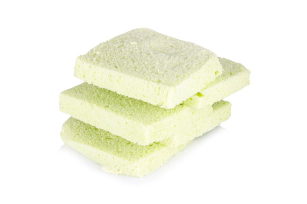 面包香兰叶孤立在白色背景图片下载