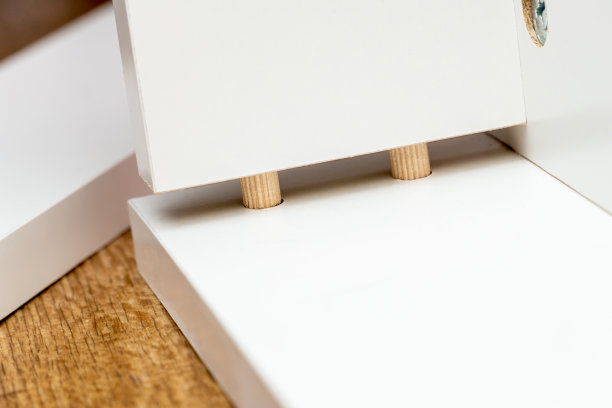 家具组装过程中木帽、木销的安装图片下载