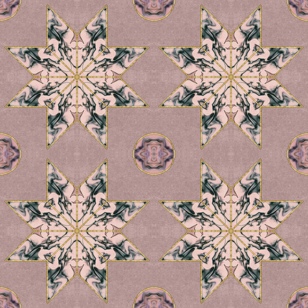 瓷砖的模式。现代装饰。几何无缝模式。彩色玻璃风格的插图。几何透空式。装饰艺术。用于墙纸，t恤，亚麻布或包装，纺织品打印图片下载