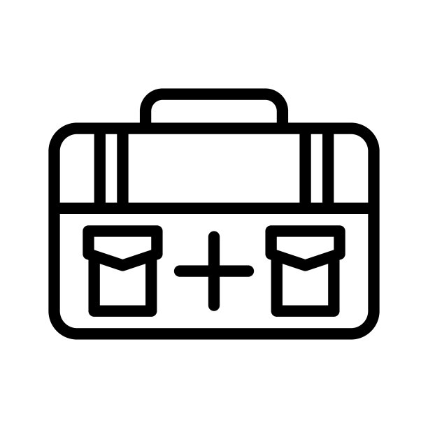 公文包行李线性风格图标图片下载