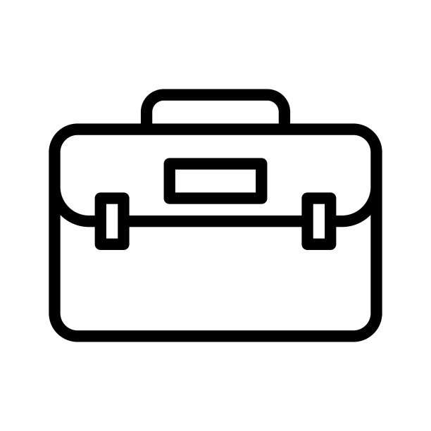 公文包行李线性风格图标图片下载