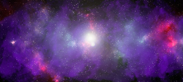 行星和星系，科幻小说的壁纸。深空之美。宇宙中数十亿个星系宇宙艺术背景。三维演示图片下载