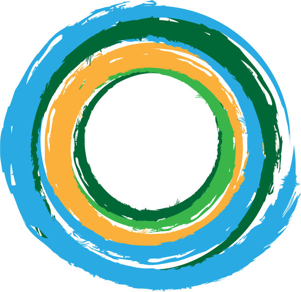 同心圆颗粒圆元素径向图片下载