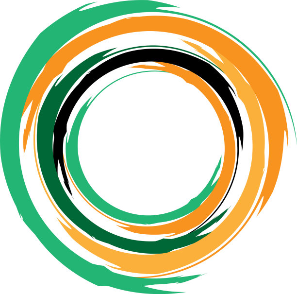 同心圆颗粒圆元素径向图片下载