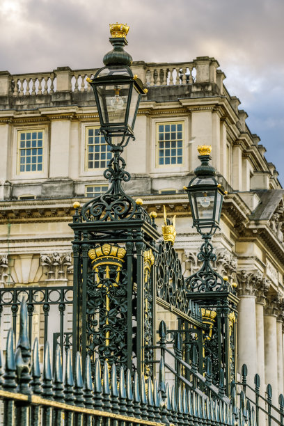 格林威治老皇家海军学院大门图片下载