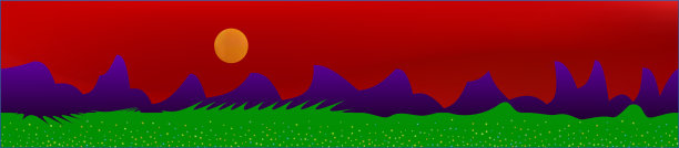 红色的天空和山脉景观图片下载