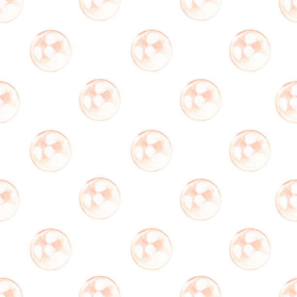 无缝的珍珠模式。水彩插图。孤立在白色背景上。图片下载