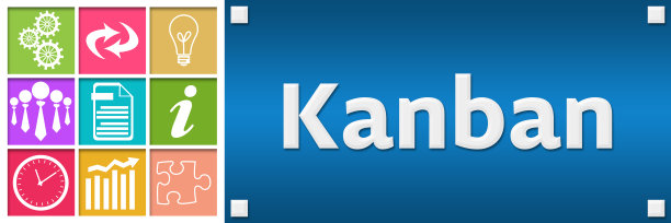 看板彩色商业网格蓝色右图片下载