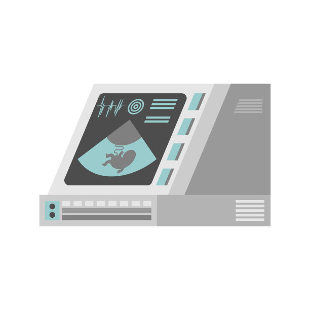 孕妇用超声波设备。胎儿学对出生胎儿的研究图片下载