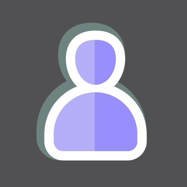 贴纸的联系人。适合移动应用程序的符号。简单的设计可编辑。设计模板向量。简单的符号说明图片下载