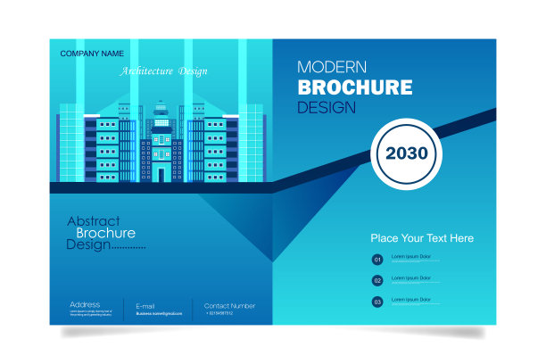 宣传册模板排版设计。公司业务年报，目录，杂志，宣传册，传单模型图片下载