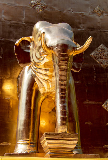 清迈的金象寺图片下载