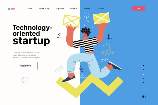 启动插图，网站登陆模板。建立新业务的概念图片下载
