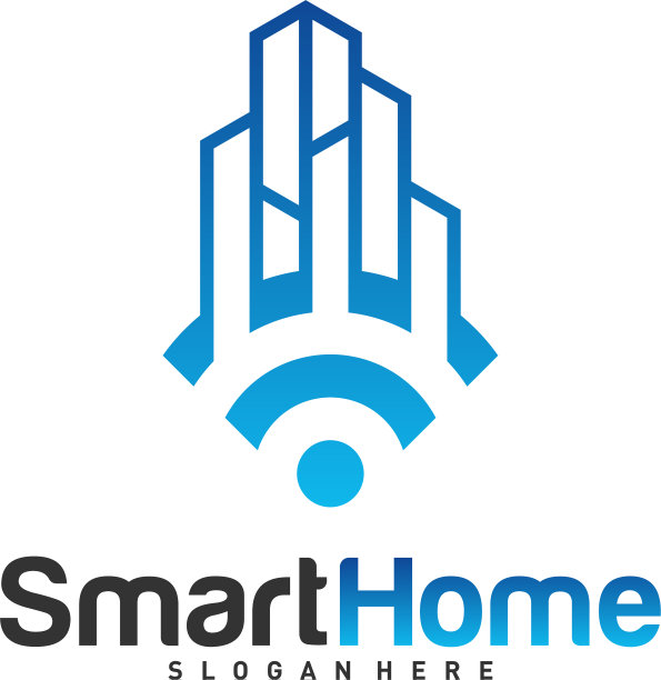 智慧城市科技标志城市网标志概念wifi图片下载