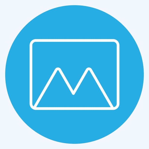 图标全景。适用于照片编辑符号。蓝眼睛的风格。简单的设计可编辑。设计模板向量。简单的符号说明图片下载