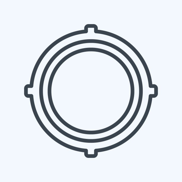 图标位置访问。适合移动应用程序的符号。行风格。简单的设计可编辑。设计模板向量。简单的符号说明图片下载