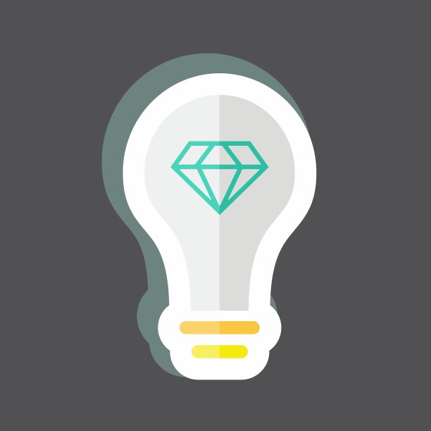 贴纸好主意。适合教育标志。简单的设计可编辑。设计模板向量。简单的符号说明图片下载