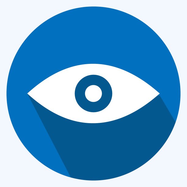 移除红眼。适用于照片编辑符号。长长的阴影风格。简单的设计可编辑。设计模板向量。简单的符号说明图片下载