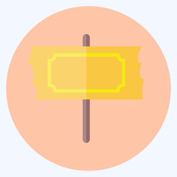 图标的迹象。适合作为狂野西部的象征。平的风格。简单的设计可编辑。设计模板向量。简单的符号说明图片下载