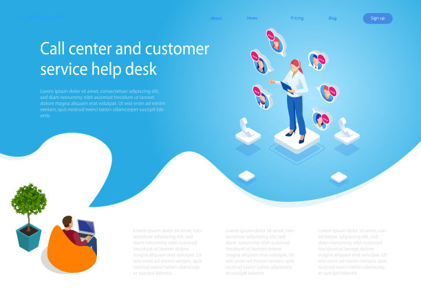 等距通信支持电话接线员图片下载