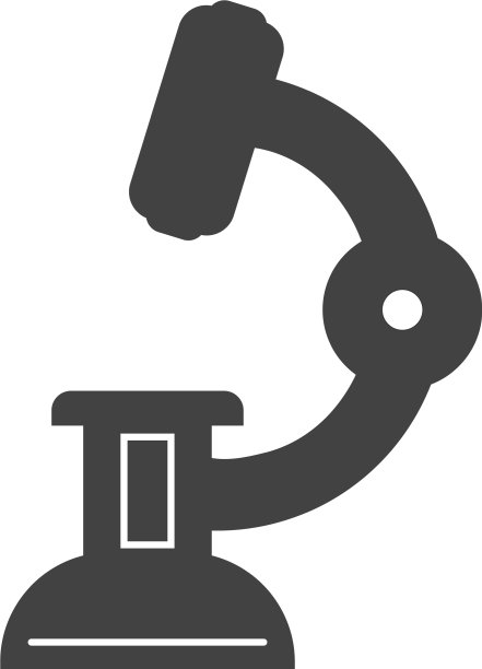 实验室标志黑色图标图片下载