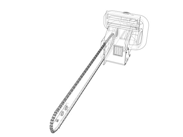 链锯渲染3d图片下载