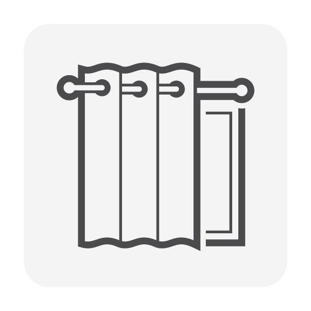 窗帘盲目的图标图片下载