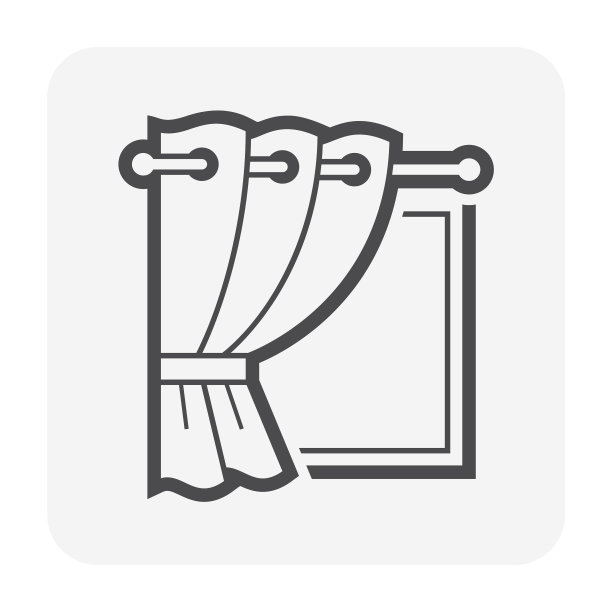 窗帘盲目的图标图片下载