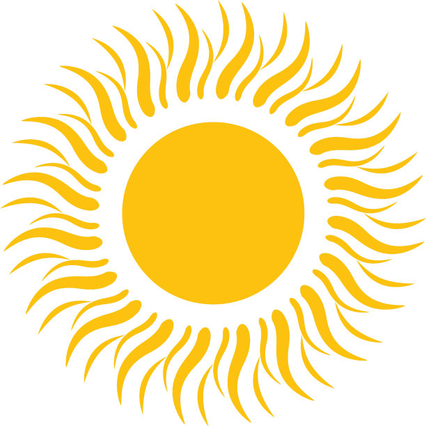 太阳图标图片下载