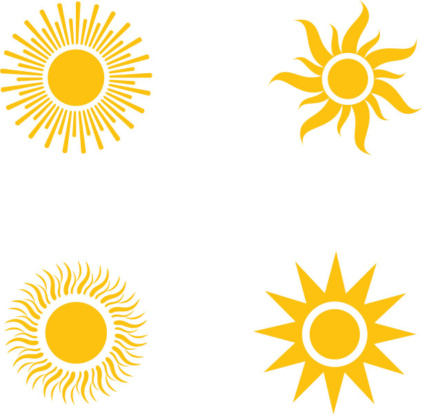 太阳图标图片下载