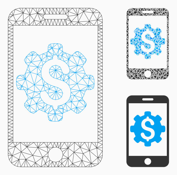 移动银行设置网格骨架模型和图片下载
