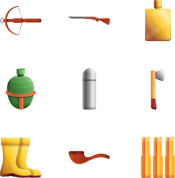 猎人图标设置卡通风格图片下载