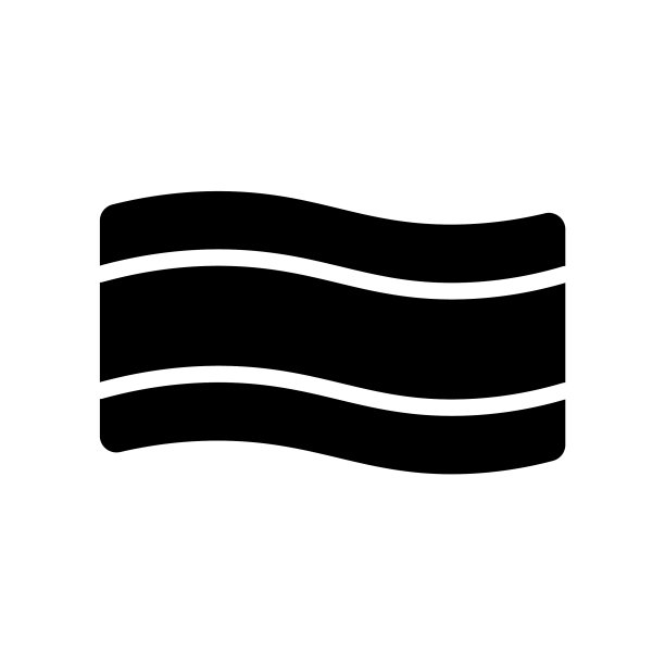 肉鲑鱼鱼片立体设计图标图片下载