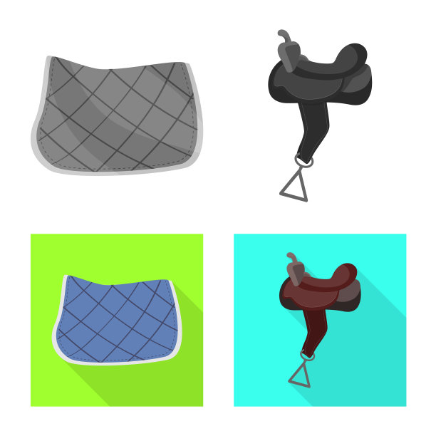 设计装备和骑乘图标集图片下载