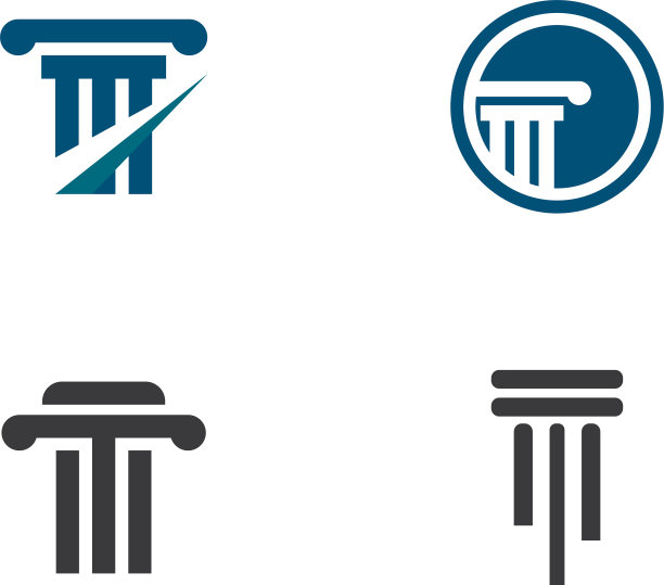 柱子Logo模板图片下载