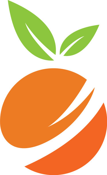 橙色标志设计图片下载