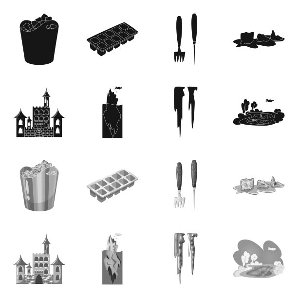 设计纹理和冻结标志图片下载