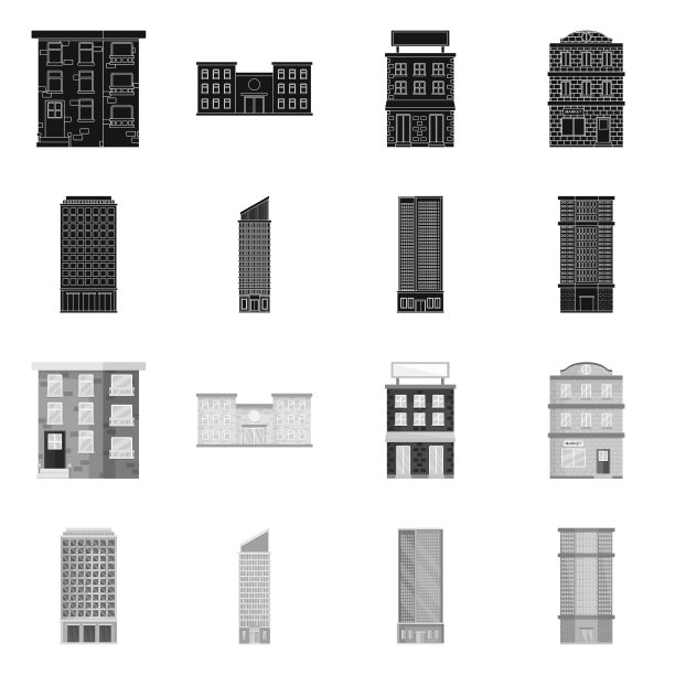 隔离对象市政和中心标志设置图片下载