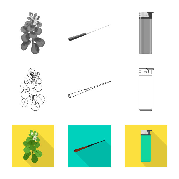 设计拒绝和停止标志集图片下载