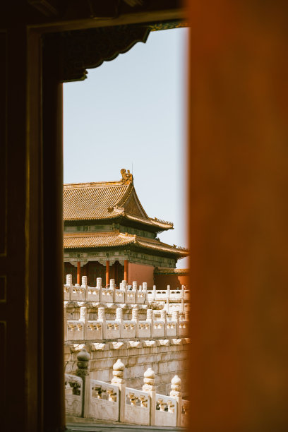 北京紫禁城的古老皇家宫殿图片下载