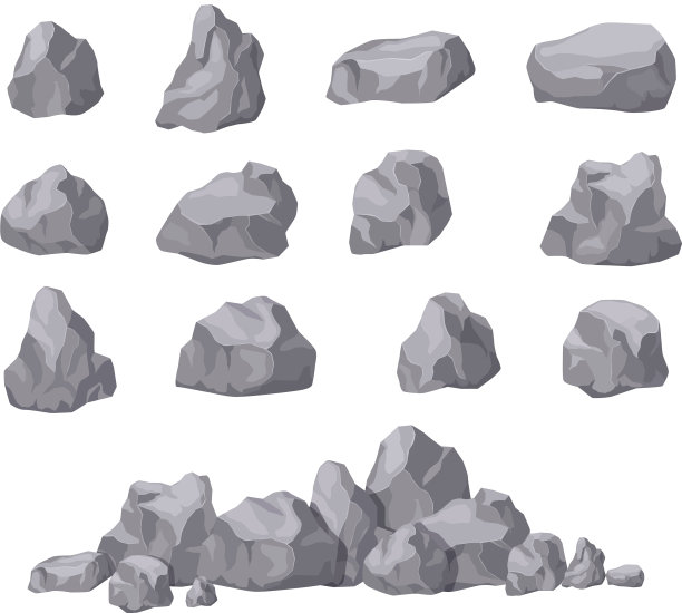 卡通石，石质石，等距石集花岗岩图片下载