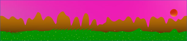 粉红色的天空和山脉景观图片下载