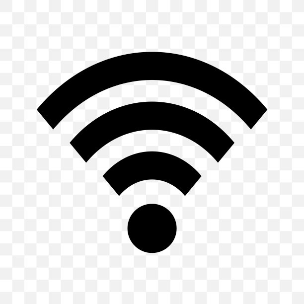 Wifi图标隔离在透明背景图片下载
