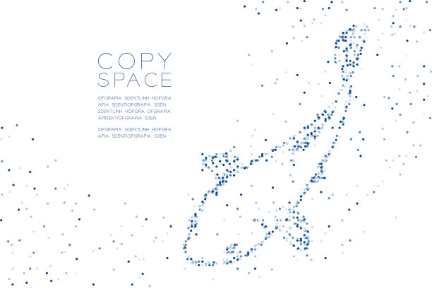 抽象几何圆点分子粒子图片下载