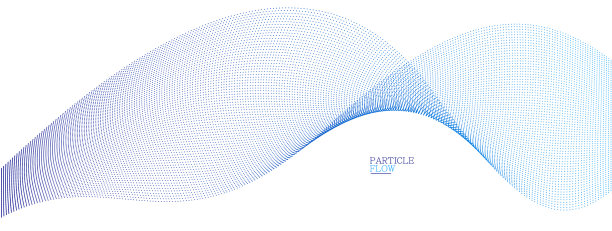 浅蓝色抽象背景波的流动图片下载