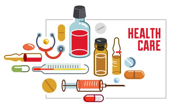 药房或医疗机构的医疗传单图片下载