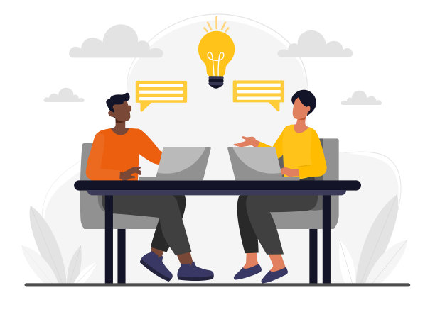 男人在笔记本电脑前工作图片下载