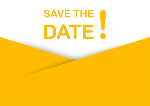 为商业、营销、传单、横幅、演示和海报节省日期横幅向量的拷贝空间。插图图片下载