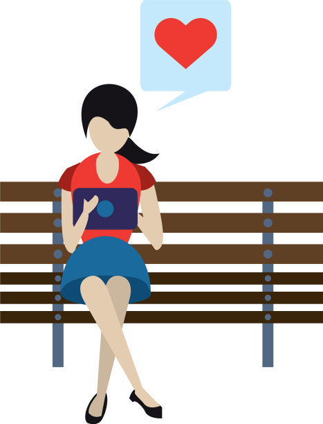 社交媒体网络聊天卡通图片下载